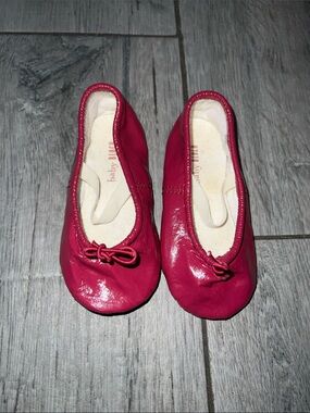 GAP Pink Leather Baby Ballet Flats